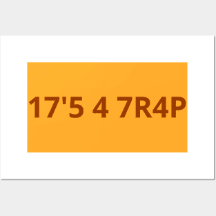 It's a Trap Numbers - Terry's Shirt Solar Opposite Inspired Posters and Art